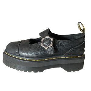DR MARTENS Addina Flower Buckle Platform Mary Jane